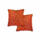 Emma Barclay Pair Cushion Cover Bohemia 17 x 17" Terracotta