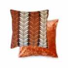 Emma Barclay Willow Cushion Cover 17 x 17 Burnt Orange (Pair)
