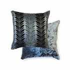 Emma Barclay Willow Cushion Cover 17 x 17 Charcoal (Pair)