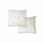 Emma Barclay Damask - Luxury Chenille Jacquard Cushion (pair) Cover In Ivory