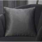 Emma Barclay Pair Ambiance Cushion Cover 17 x 17 Charcoal