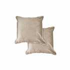 Emma Barclay Pair Chelsea Cushion Cover 17 x 17" Taupe (pair)