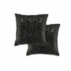Emma Barclay Crushed Velvet Luxury Cushion (pair) Cover In Black