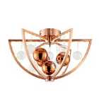 Crossland Grove Kuni Ceiling Lamp Copper