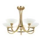 Crossland Grove Lacey 5 Ceiling Lamp Antique Brass