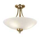 Crossland Grove Wales Ceiling Lamp Antique Brass