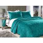 Emma Barclay Regent Bedspread with 2 Matching Pillow Shams Emerald Green