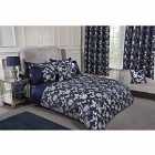 Emma Barclay Butterfly Meadow Duvet Set Super King Bed Navy