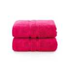 The Lyndon Company Chelsea 2 Pack Hand Towel - Magenta