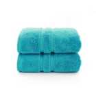 The Lyndon Company Chelsea 2 Pack Hand Towel - Turquoise