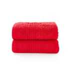 The Lyndon Company Eden 2 Pack Hand Towel - Red