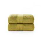 Bliss Pima 2 Pack Hand Towel - Olive