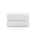 Reims 2 Pack Hand Towel - White