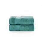 Bliss Pima 2 Pack Guest Towel - Teal