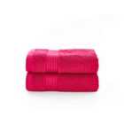 Bliss Pima 2 Pack Guest Towel - Magenta