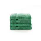 The Lyndon Company Chelsea 4 Pack Face Cloths - Bottle Green