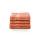 Bliss Pima 4 Pack Face Cloth - Copper