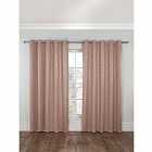 Emma Barclay Hartford Eyelet Curtain 46 x 72 Blush