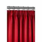 Emma Barclay Blackout Pencil Pleat Curtains Cali 46 x 54" Red