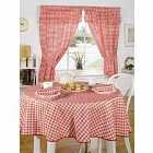 Emma Barclay Kitchen Curtain Set Molly 46 x 54 Red