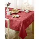 Table Cloth Damask Rose 70 X 108" Wine