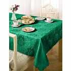 Table Cloth Damask Rose 60 X 84" Forest Green