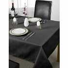 Table Cloth Chequers 63" Black
