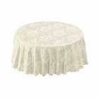 Table Cloth Damask Rose 63" Cream