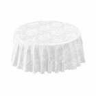 Table Cloth Damask Rose 63" White