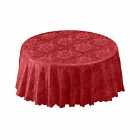 Table Cloth Damask Rose 63" Wine