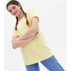 KIDS ONLY Pale Yellow Jersey Crew Neck T-Shirt