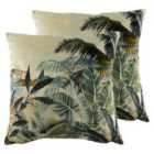 Evans Lichfield Kibale Scene Twin Pack Polyester Filled Cushions Multi