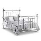 Empress Chrome Metal Bed Double
