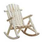 Outsunny Wooden Traditional Rocking Chair