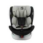Seaty Group 0/1/2/3 Isofix Car Seat - Black And Grey