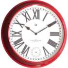 Crossland Grove Provender Clock 520X90X520Mm - Red