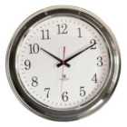 Crossland Grove Sheldwich Clock 410X80X410Mm - Chrome