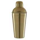 Mixology Cocktail Shaker, Brass Stainless Steel, 500Ml