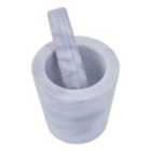 Marble Mortar And Pestle - Grey