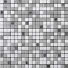 Hom 0.09m2 Riyadh Silver Self-adhesive Mosaic Tile