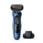 Braun BRA60B1200S Series 6 Electric Shaver for Men with Precision Trimmer - Blue