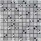 HoM Casablanca Monochrome Self-adhesive Mosaic Tile Sample