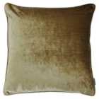 Paoletti Luxe Velvet Polyester Filled Cushion Gold