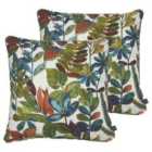 Prestigious Textiles Tonga Twin Pack Polyester Filled Cushions Spice