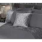 Emma Barclay Glamour - Quilted Sequin Velvet Cushion (pair) Cover In Silver