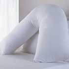 Riva Home V-shaped White Pillows One Size Polyester/Cotton White