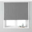 Riva Home Twilight Blackout Roller Blind Polyester Silver (122X162Cm)