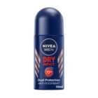 NIVEA MEN Dry Impact Anti-Perspirant Deodorant Roll-On 50ml