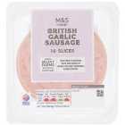 M&S British Garlic Sausage 10 Slices 113g