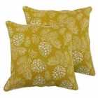 Furn. Irwin Twin Pack Polyester Filled Cushions Stone
